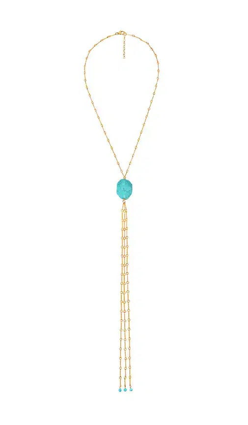 NAiiA x REVOLVE Turquoise Bolo Necklace