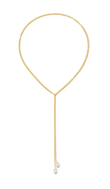 NAiiA x REVOLVE Baroque Pearl Lariat Necklace | Thumbnail 1
