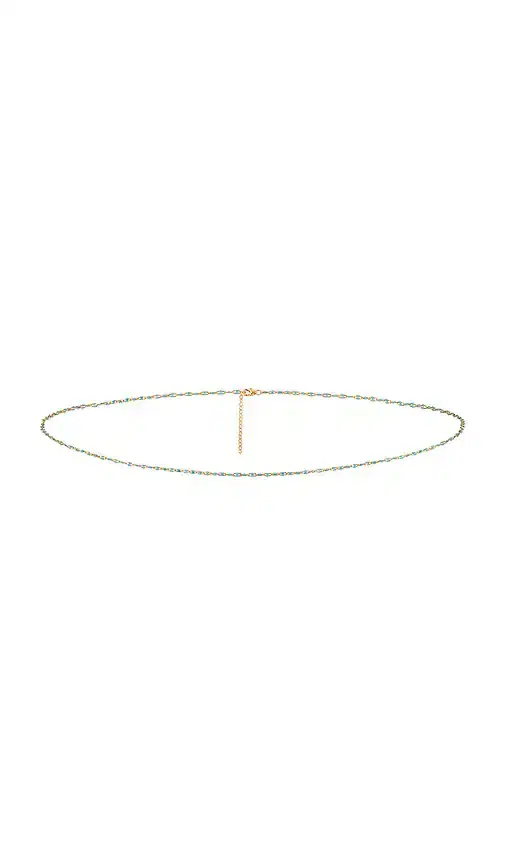 NAiiA x REVOLVE Turquoise Link Belly Chain