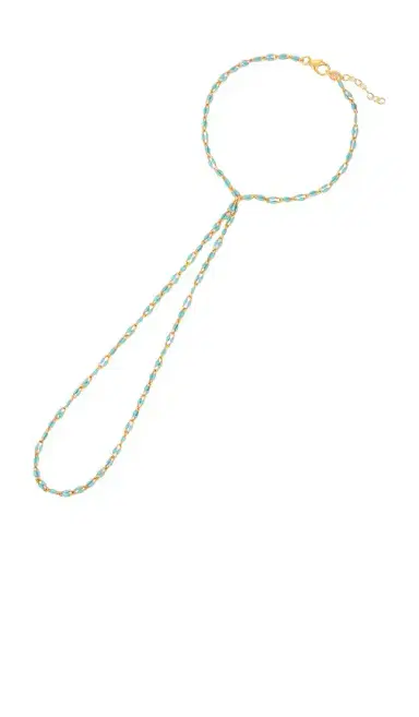 NAiiA x REVOLVE Turquoise Link Hand Chain | Thumbnail 1