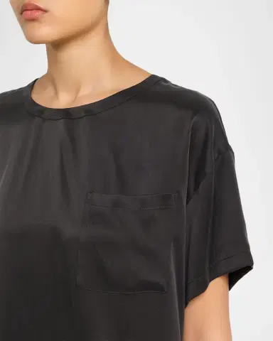 Lunya Washable Silk Tee & Shorts Pajama Set | Thumbnail 4