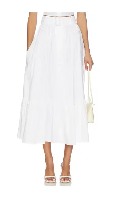 Matthew Bruch Button Down Midi Skirt | Thumbnail 1
