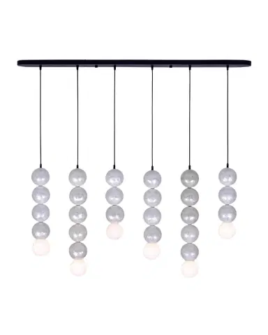 Kalco Lighting Pearls 6-Light Island Chandelier | Thumbnail 1