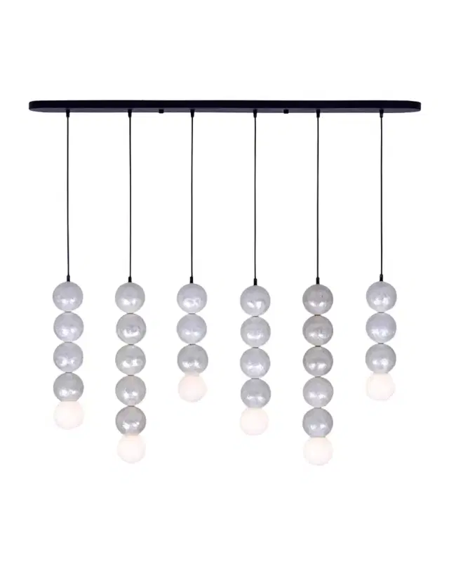 Kalco Lighting Pearls 6-Light Island Chandelier
