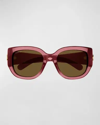 Gucci GG Logo Plastic Cat-Eye Sunglasses | Thumbnail 3 Gucci GG Logo Plastic Cat-Eye Sunglasses | Thumbnail 3