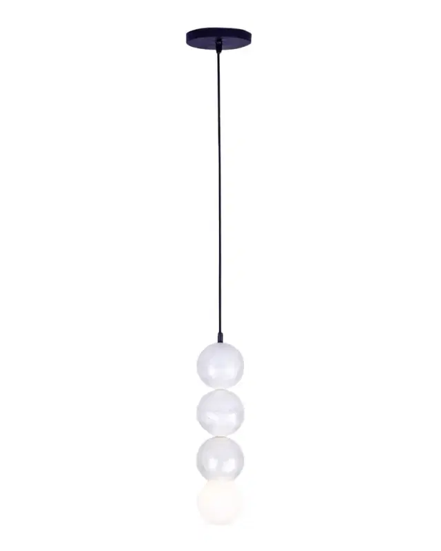 Kalco Lighting Pearls 3-Ball Drop Pendant Light