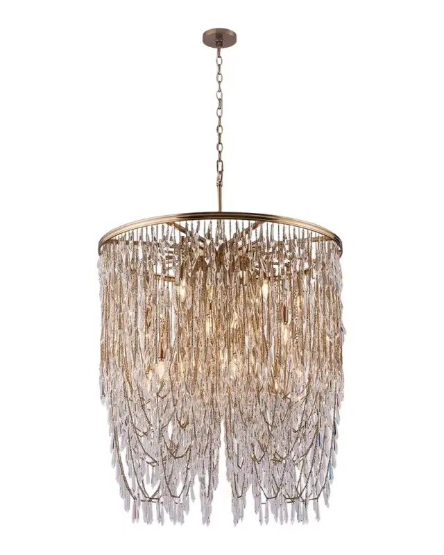 Kalco Lighting Frangia 34" Chandelier