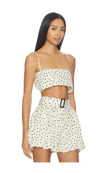 MATTHEW BRUCH Structured Bandeau Crop Top | Thumbnail 2