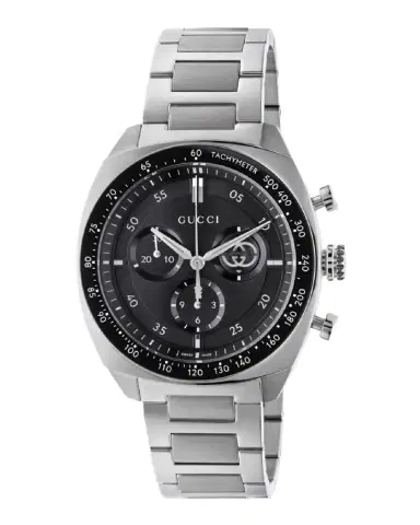 Gucci Stainless Steel Chronograph Watch, 41mm | Thumbnail 1