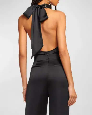 Ramy Brook Tatiana Backless Halter Jumpsuit | Thumbnail 4 Ramy Brook Tatiana Backless Halter Jumpsuit | Thumbnail 4