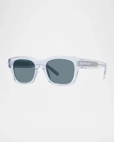 Givenchy Men's GV One Acetate and Nylon Rectangle Sunglasses | Thumbnail 3 Givenchy Men's GV One Acetate and Nylon Rectangle Sunglasses | Thumbnail 3