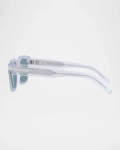 Givenchy Men's GV One Acetate and Nylon Rectangle Sunglasses | Thumbnail 4 Givenchy Men's GV One Acetate and Nylon Rectangle Sunglasses | Thumbnail 4