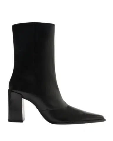 Schutz Raffaela Leather Western Ankle Booties | Thumbnail 1