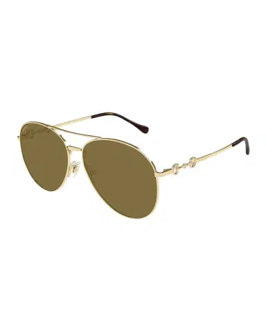 Gucci Horsebit Metal Aviator Sunglasses | Thumbnail 1 Gucci Horsebit Metal Aviator Sunglasses | Thumbnail 1