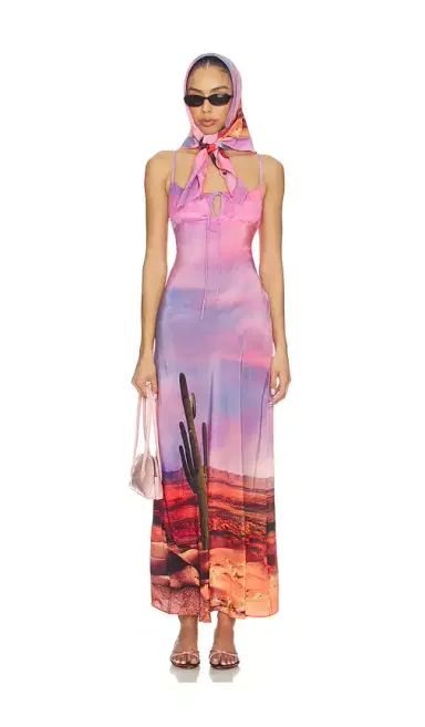 Leslie Amon x REVOLVE Timeless Palm Spring Dress With Head Scarf | Thumbnail 1