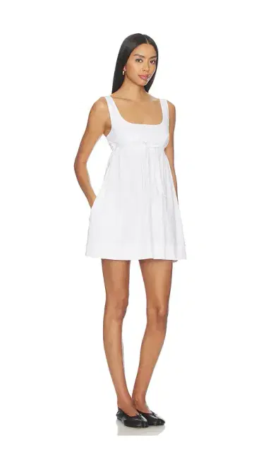 Matthew Bruch Tank Drawstring Baby Doll Dress | Thumbnail 2
