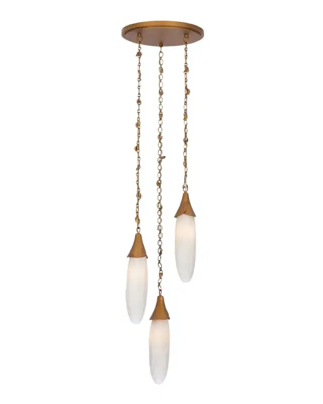 Kalco Lighting Bougainvillea 3-Light Drop Chandelier