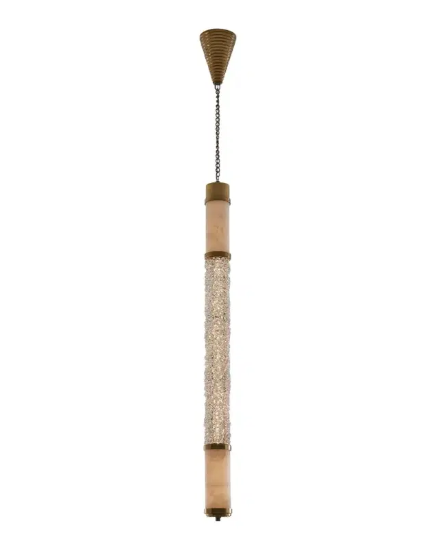 Kalco Lighting Tubo Alabaster Pendant