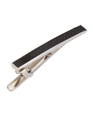 Tateossian Men's Carbon Fiber Tie Clip | Thumbnail 1
