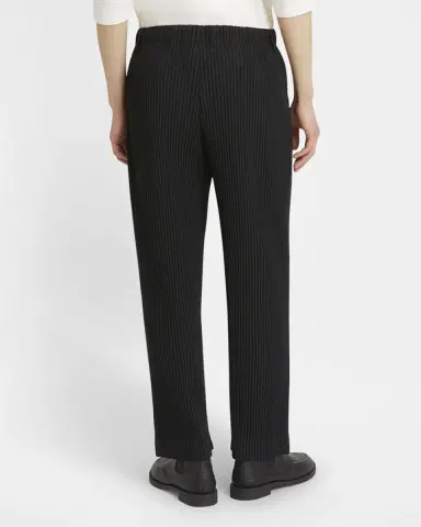 Homme Plissé Issey Miyake Men 's Pleated Straight-Leg Pants | Thumbnail 3