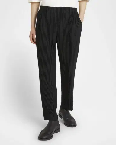 Homme Plissé Issey Miyake Men 's Pleated Straight-Leg Pants | Thumbnail 4