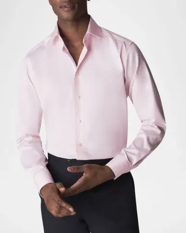 Eton Slim-Fit Twill Dress Shirt | Thumbnail 2 Eton Slim-Fit Twill Dress Shirt | Thumbnail 2