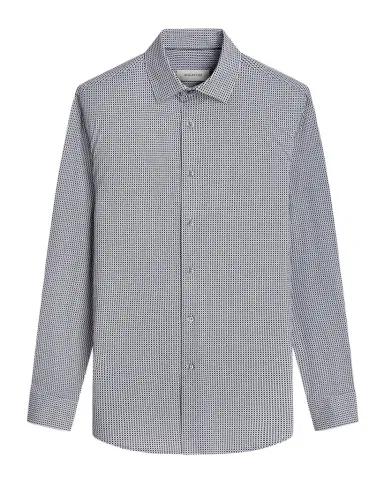 Bugatchi Men's OoohCotton James Micro-Check Sport Shirt | Thumbnail 1 Bugatchi Men's OoohCotton James Micro-Check Sport Shirt | Thumbnail 1