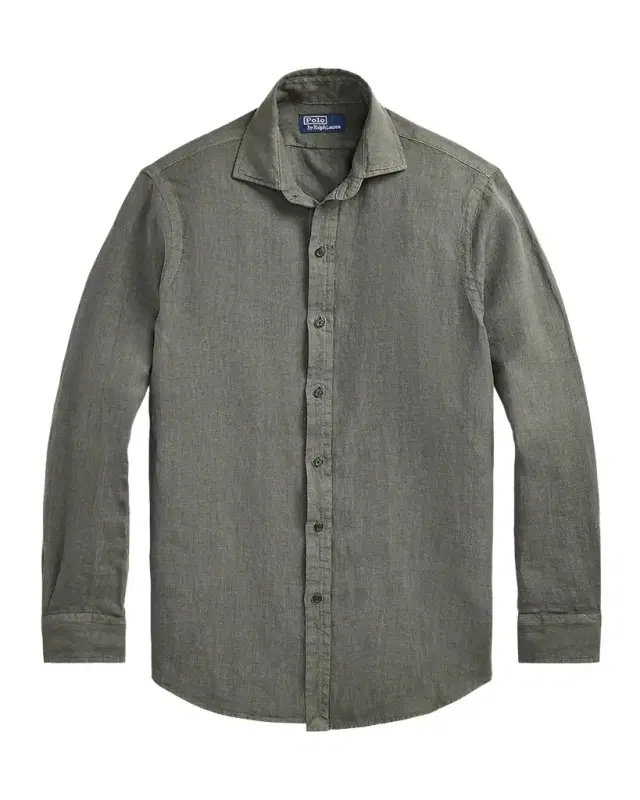 Polo Ralph Lauren Men 's Classic-Fit Linen Casual Button-Down Shirt