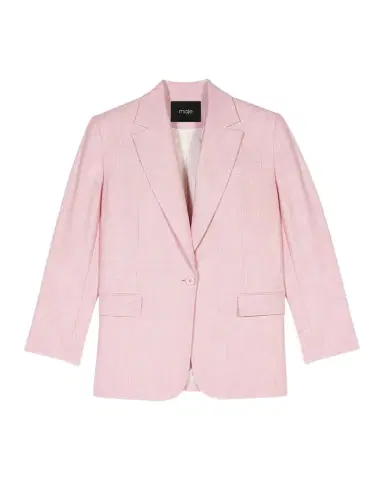 Maje Vivaldor Single-Breasted Blazer | Thumbnail 1 Maje Vivaldor Single-Breasted Blazer | Thumbnail 1