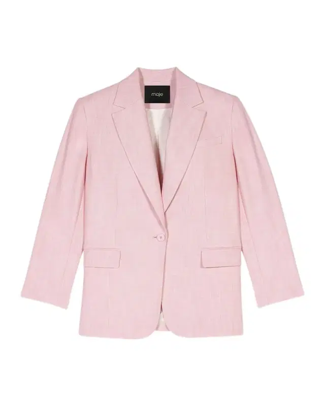 Maje Vivaldor Single-Breasted Blazer