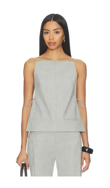 St. Agni Square Side Tie Top | Thumbnail 1