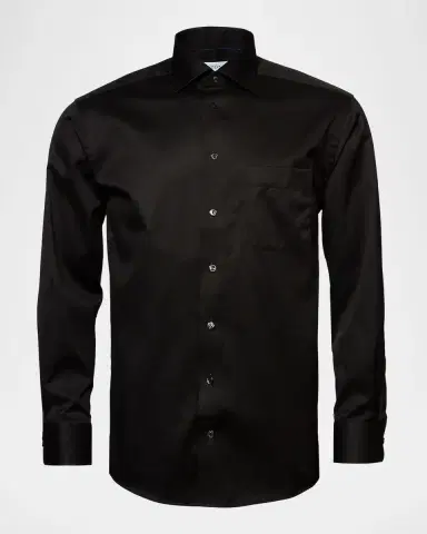 Eton Men 's Classic-Fit Twill Dress Shirt | Thumbnail 2 Eton Men 's Classic-Fit Twill Dress Shirt | Thumbnail 2