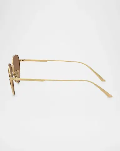 Khaite x Oliver Peoples 1991C Steel Aviator Sunglasses | Thumbnail 2 Khaite x Oliver Peoples 1991C Steel Aviator Sunglasses | Thumbnail 2