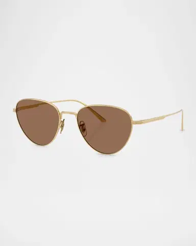 Khaite x Oliver Peoples 1991C Steel Aviator Sunglasses | Thumbnail 3 Khaite x Oliver Peoples 1991C Steel Aviator Sunglasses | Thumbnail 3