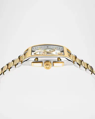 Versace Dominus 42x50mm Two Tone Chronograph Watch | Thumbnail 3 Versace Dominus 42x50mm Two Tone Chronograph Watch | Thumbnail 3