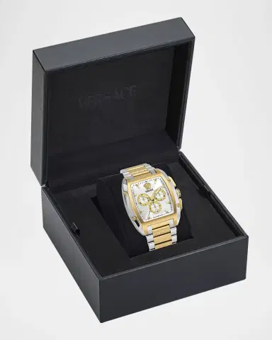 Versace Dominus 42x50mm Two Tone Chronograph Watch | Thumbnail 5 Versace Dominus 42x50mm Two Tone Chronograph Watch | Thumbnail 5