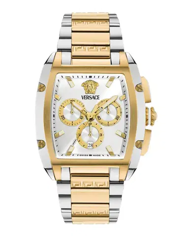 Versace Dominus 42x50mm Two Tone Chronograph Watch | Thumbnail 1 Versace Dominus 42x50mm Two Tone Chronograph Watch | Thumbnail 1