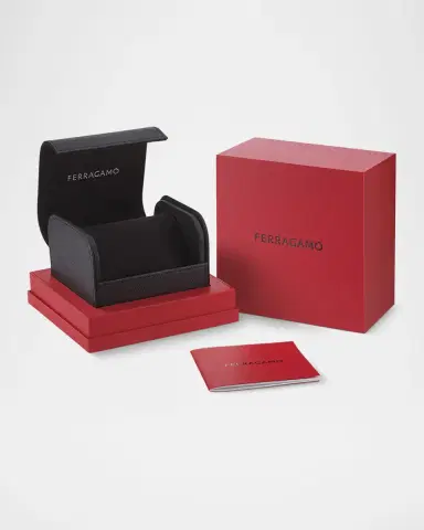 Ferragamo Vega Upper East 28MM IP Rose Gold Diamond Watch | Thumbnail 4