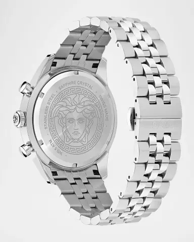 Versace Chrono Master 44mm Stainless Steel Bracelet Watch | Thumbnail 4