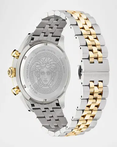 Versace Chrono Master 44mm Two Tone Bracelet Watch | Thumbnail 4