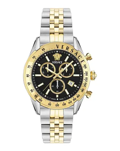 Versace Chrono Master 44mm Two Tone Bracelet Watch | Thumbnail 1