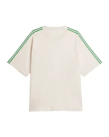 Adidas x Wales Bonner Men 's Trefoil 3-Stripe Crewneck T-Shirt | Thumbnail 1 Adidas x Wales Bonner Men 's Trefoil 3-Stripe Crewneck T-Shirt | Thumbnail 1