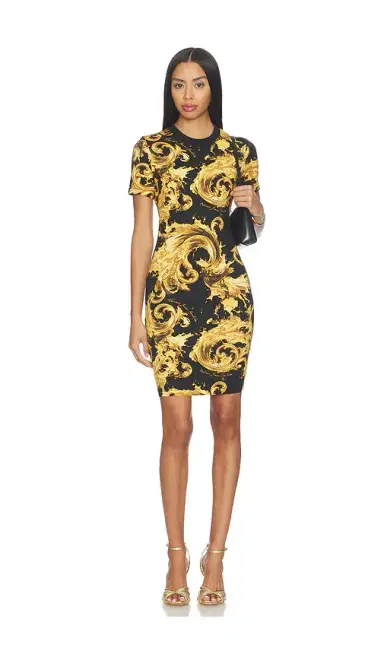 Versace Jeans Couture Baroque T-shirt Dress | Thumbnail 1