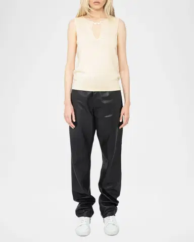 Zadig & Voltaire Sayani Cotton-Blend Knit Tank Top | Thumbnail 2 Zadig & Voltaire Sayani Cotton-Blend Knit Tank Top | Thumbnail 2