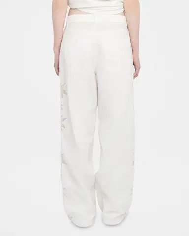 Zadig & Voltaire Elfy Cotton Linen Embroidered Pants | Thumbnail 3