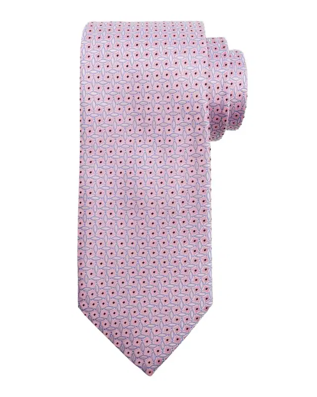 Men 's Woven Geometric Silk Tie