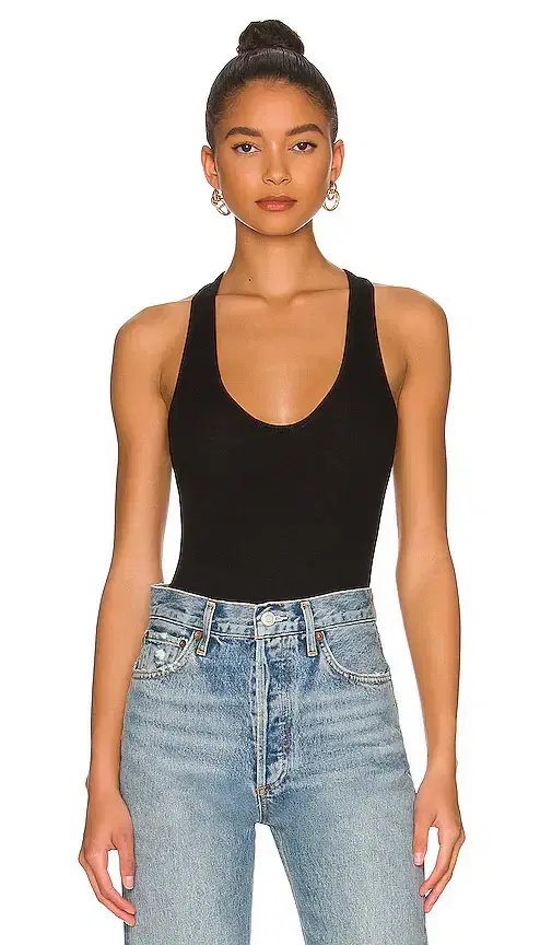 Commando Luxury Rib Racerback Tank Bodysuit