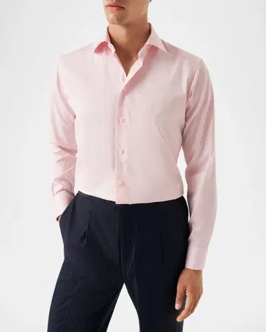 Eton Contemporary-Fit Twill Dress Shirt | Thumbnail 2 Eton Contemporary-Fit Twill Dress Shirt | Thumbnail 2