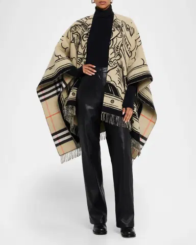 Burberry Stormy Knight EKD Wool Cape | Thumbnail 4 Burberry Stormy Knight EKD Wool Cape | Thumbnail 4