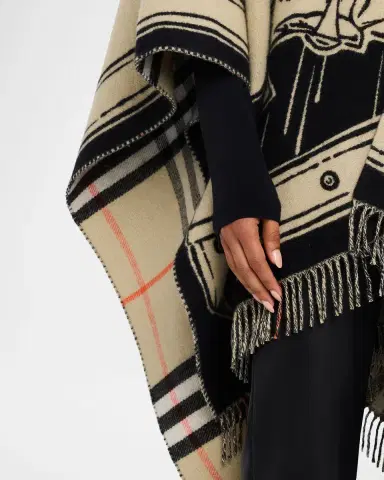 Burberry Stormy Knight EKD Wool Cape | Thumbnail 5 Burberry Stormy Knight EKD Wool Cape | Thumbnail 5
